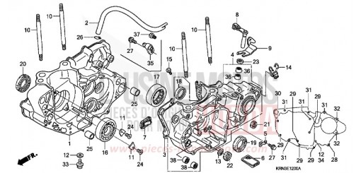 CARTER MOTEUR CRF250R6 de 2006